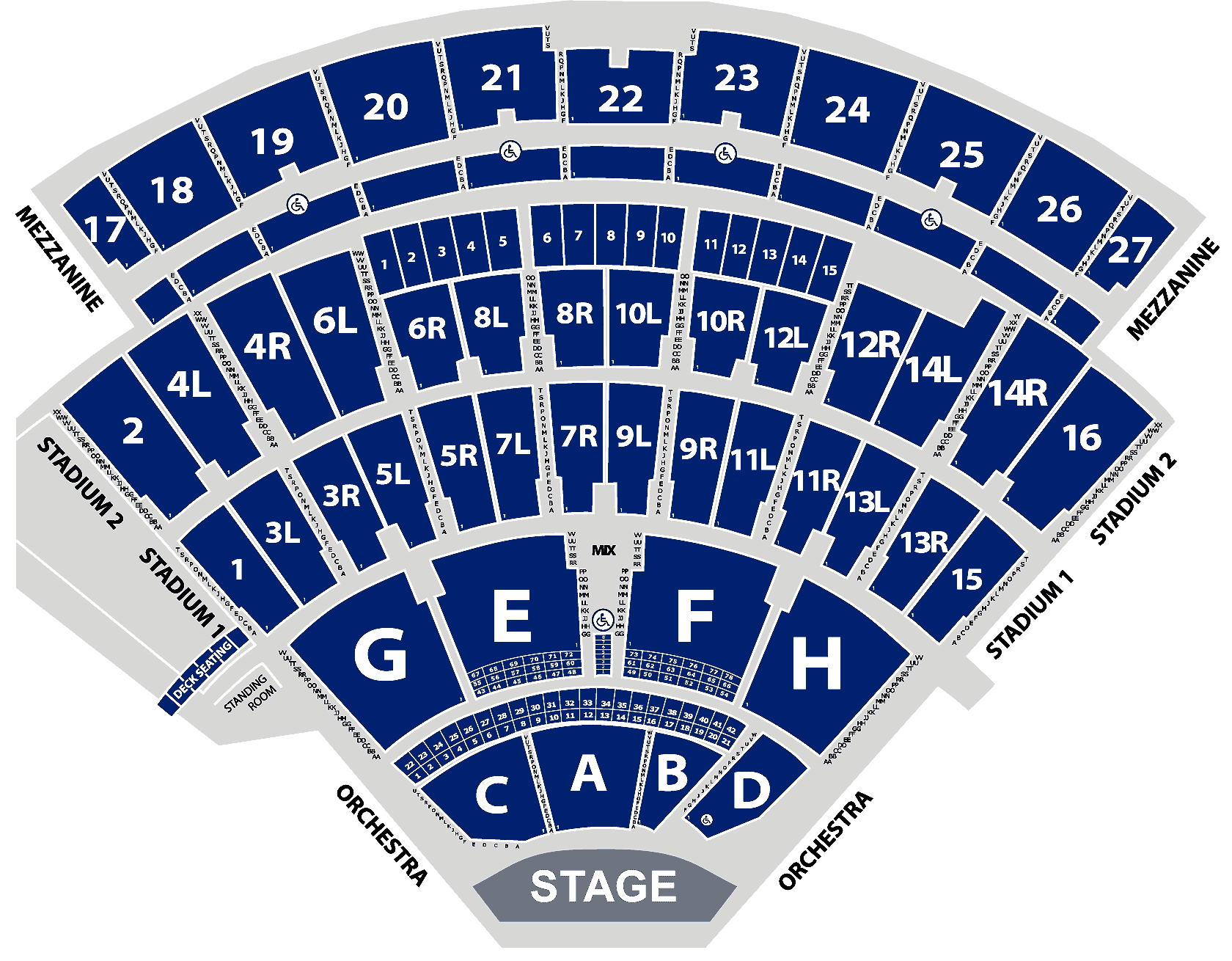 Nikon at Jones Beach Theater, Wantagh NY Seating Chart View