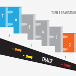 Circuit of the Americas Turn 1 Grandstand Seating Map