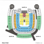Heinz Field End Stage Concert Seating Chart