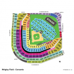 Wrigley Field Typical Concert Seating Chart