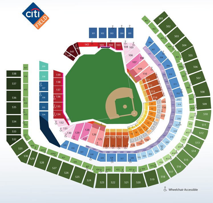 Citi Field Baseball Seating Chart.
