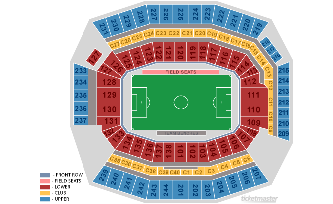 Lincoln Financial Field Soccer Seating Chart
