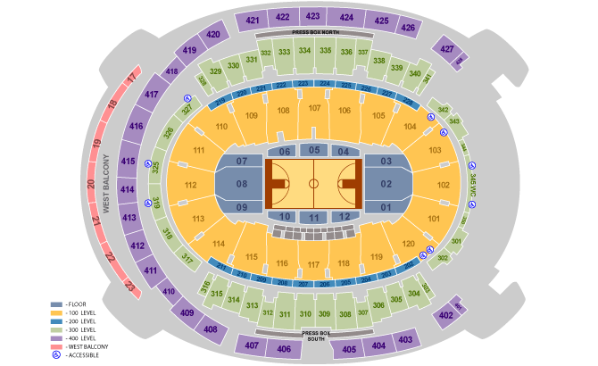 Madison Square Garden Basketball Seating Chart