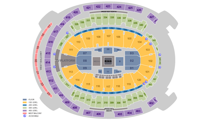 Msg Wwe Seating Chart