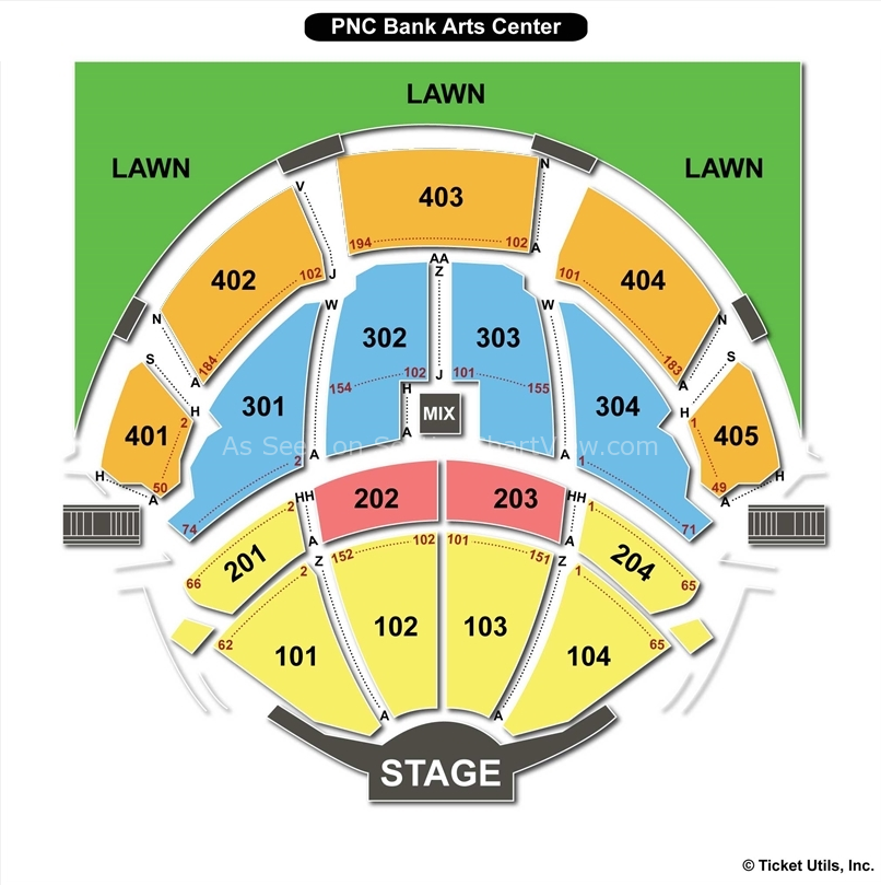 PNC Bank Arts Center Holmdel NJ Seating Chart View PNC Bank Arts Center Holmdel NJ Seating Chart View