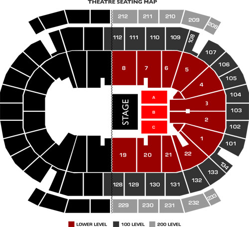 Prudential Center Half House Concert Seating Chart