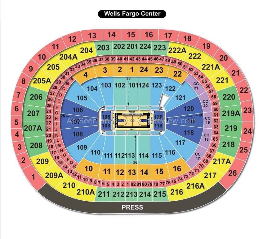 Wells Fargo Interactive Seating Chart