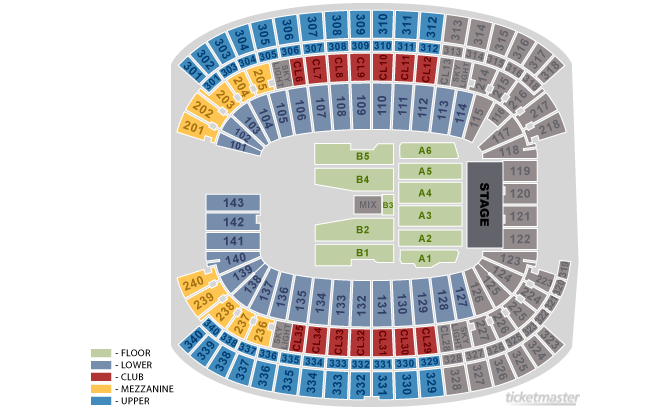 Patriots Seating Chart View
