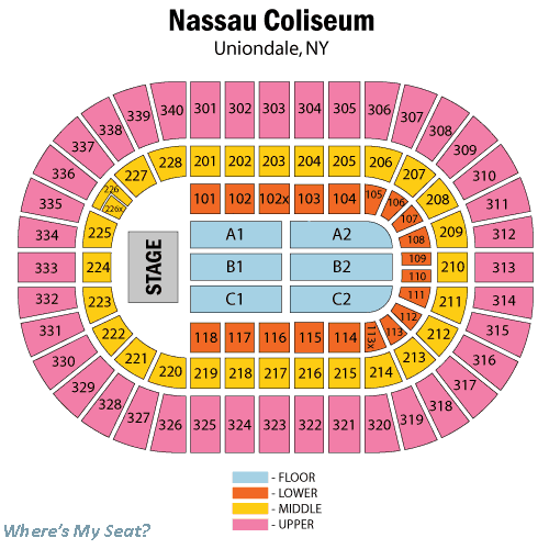 Nassau Coliseum New Seating Chart