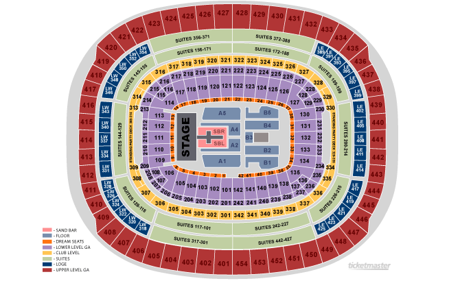 Redskins Seating Chart With Seat Numbers