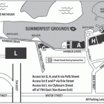 Marcus Amphitheater Parking Map