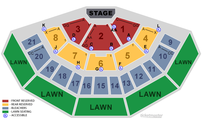 Marcus Amphitheater Milwaukee Seating Chart