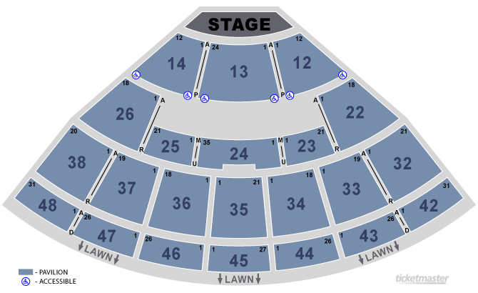 Blossom Music Center Cuyahoga Falls Oh Seating Chart View
