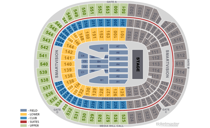 M&T Bank Stadium Seating Charts 