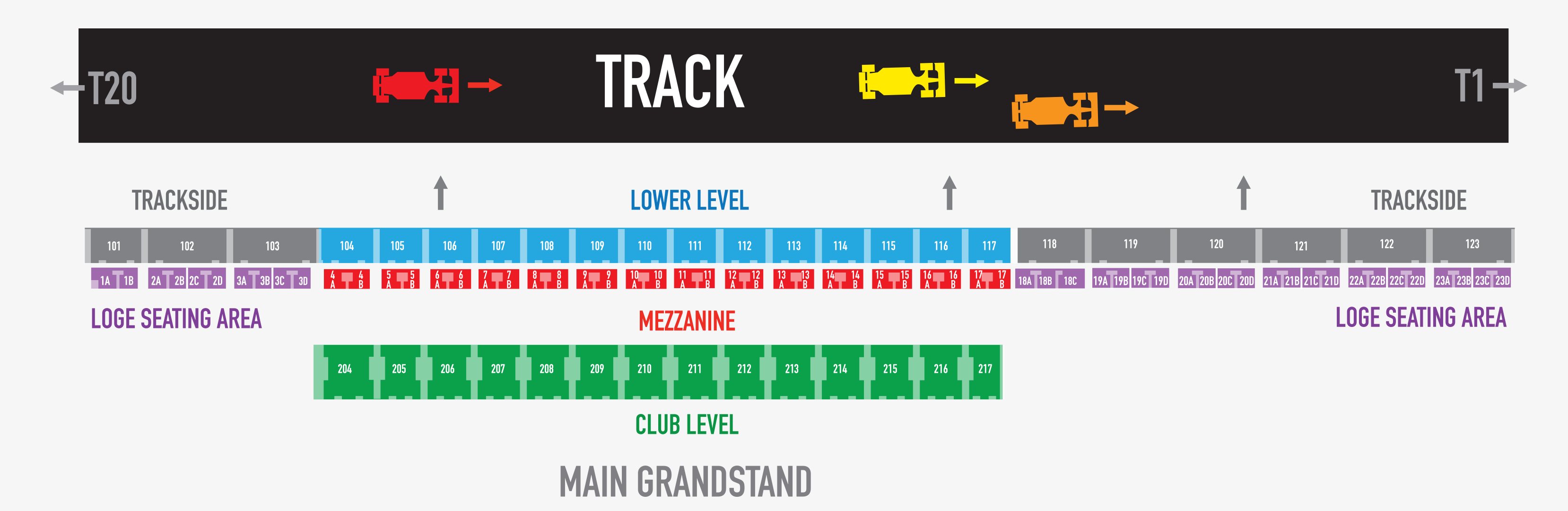 Formula 1 Austin Seating Chart