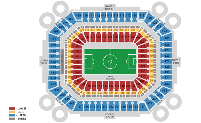 hard rock stadium, miami gardens fl | seating chart view