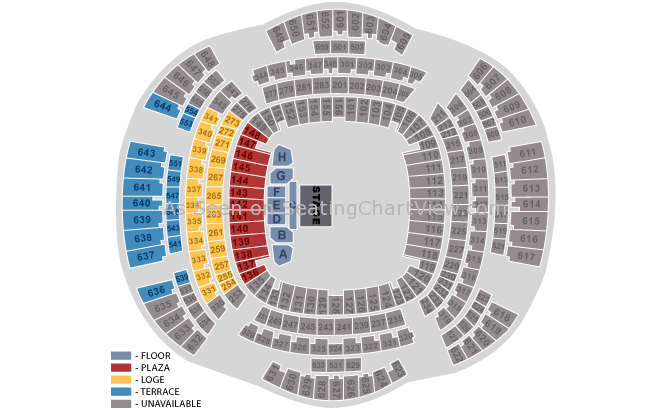 New Orleans Stadium Seating Chart