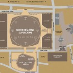 Mercedes-Benz Superdome Parking Map