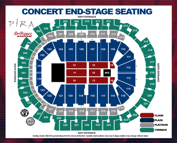 american airlines arena seating chart with rows