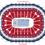 Bell Centre End Stage Concert Chart