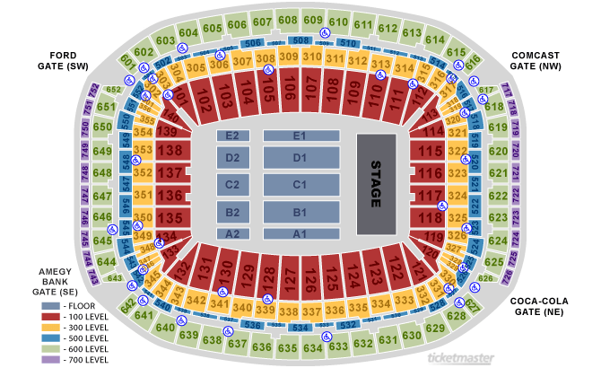 Houston Stadium Seating Chart