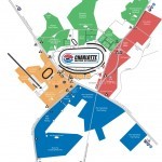 Charlotte Motor Speedway parking Map