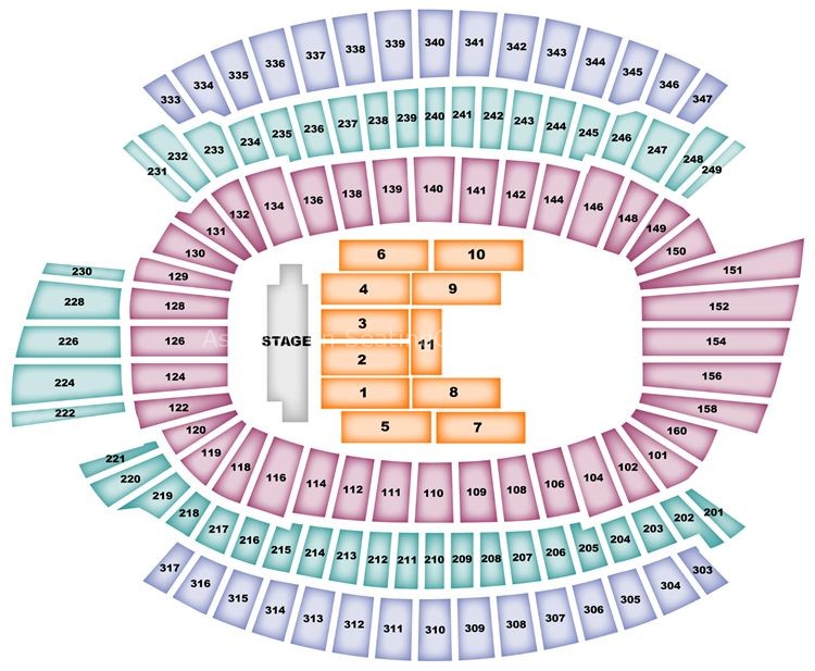 Paul Brown Stadium Seating Chart Concert Awesome Home