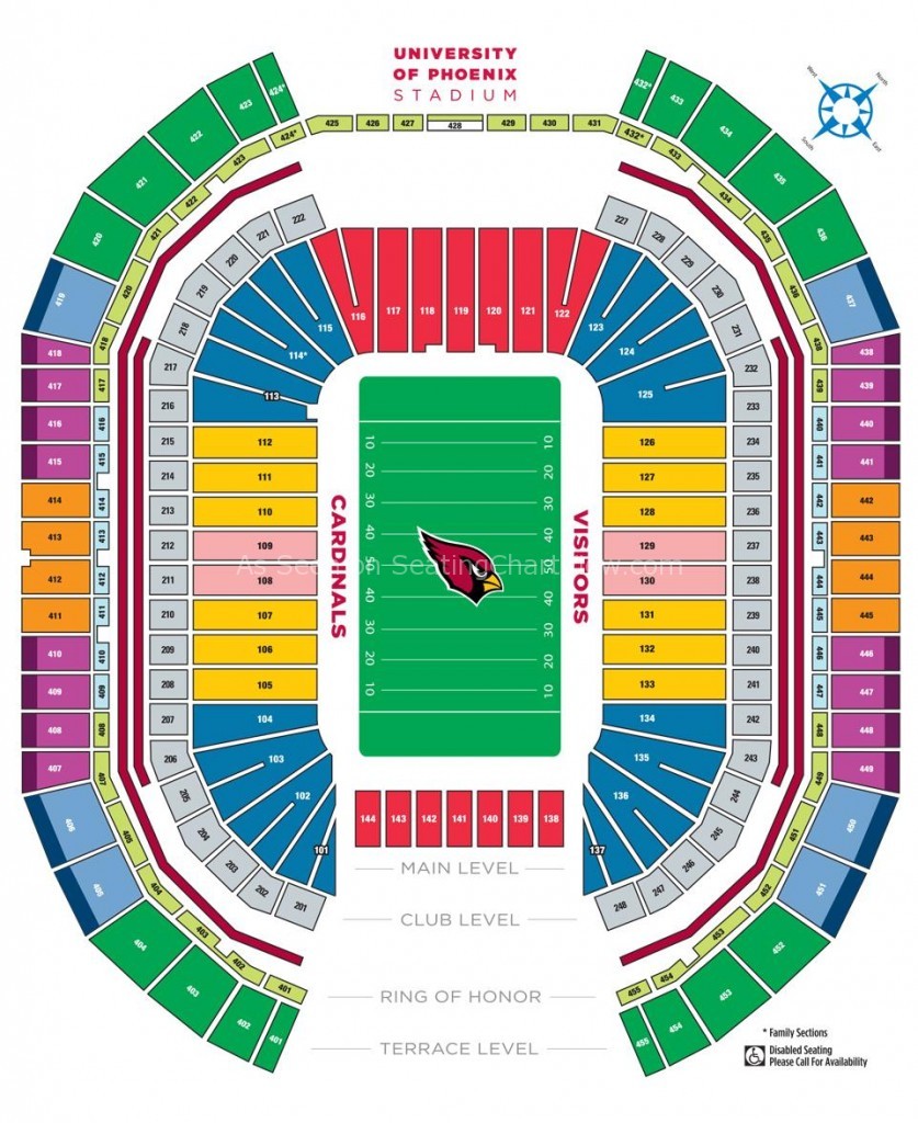 State Farm Stadium Seating Chart Super Bowl