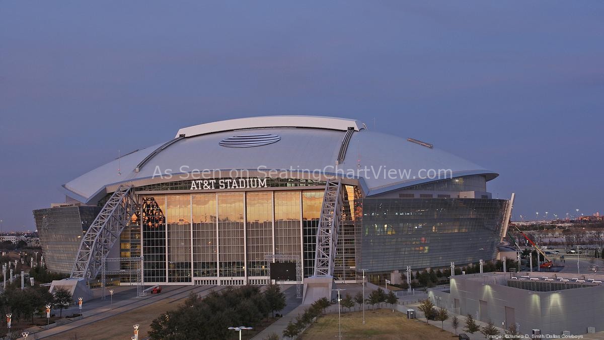 AT&T Stadium, Arlington TX  Seating Chart View