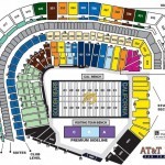AT&T Park Football Seat Map