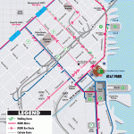 AT&T Park Transportation Map