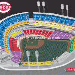 Great American Ballpark 3D Seating Chart