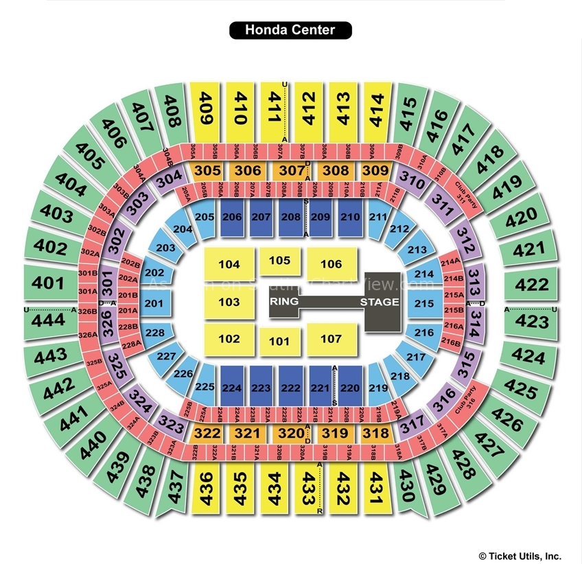 valley view casino center wwe seating chart
