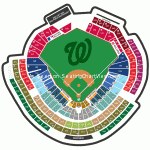 Nationals Park Baseball Seat Map