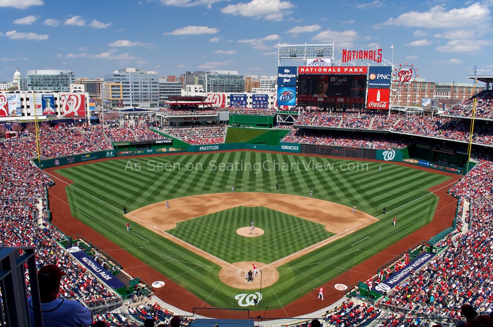 Nationals Park, Washington DC - Seating Chart View