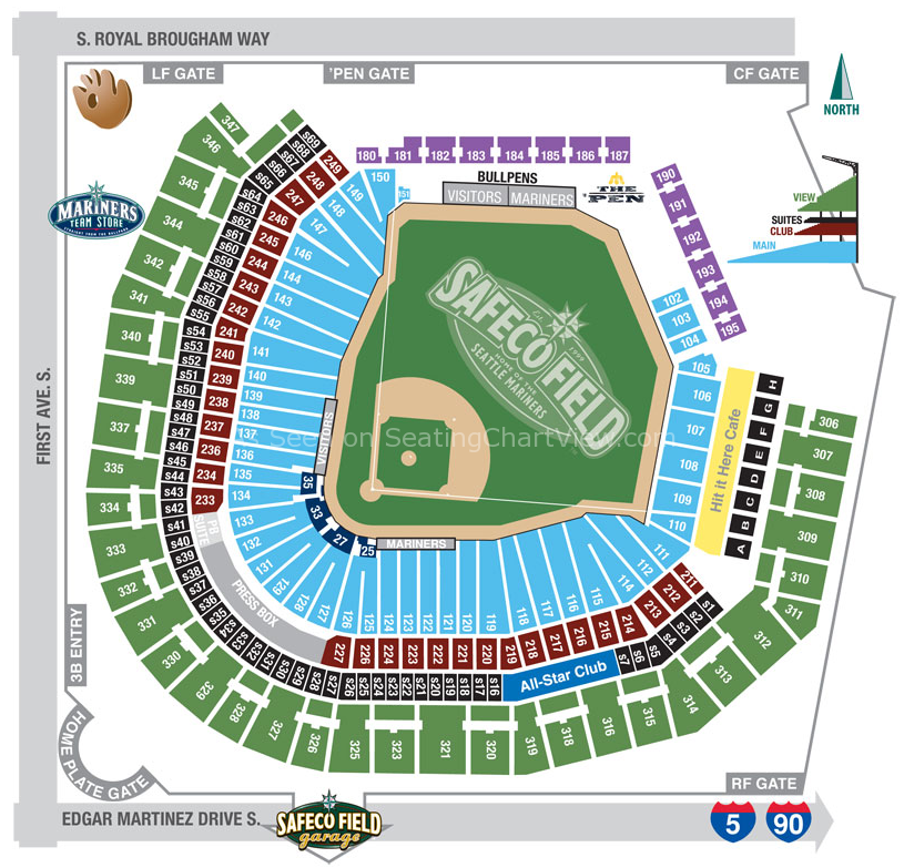 Foo Fighters Safeco Field Seating Chart
