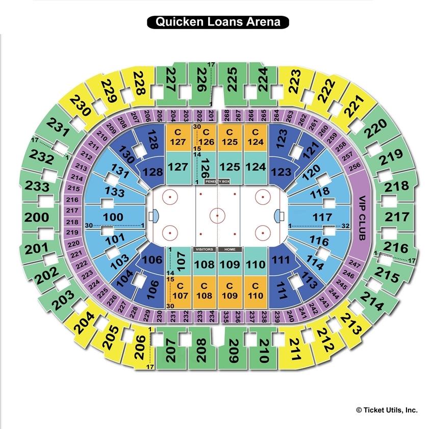 cleveland monsters seating  chart