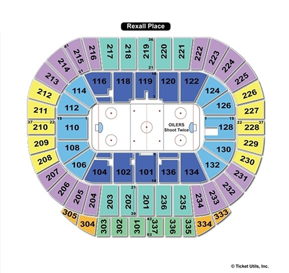 Rexall Place Hockey Seating Chart