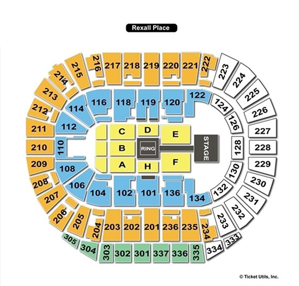 Rexall Place WWE Seating Chart