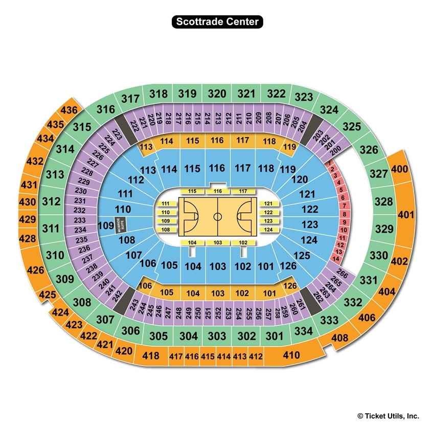 Scottrade Center Basketball Seating Chart