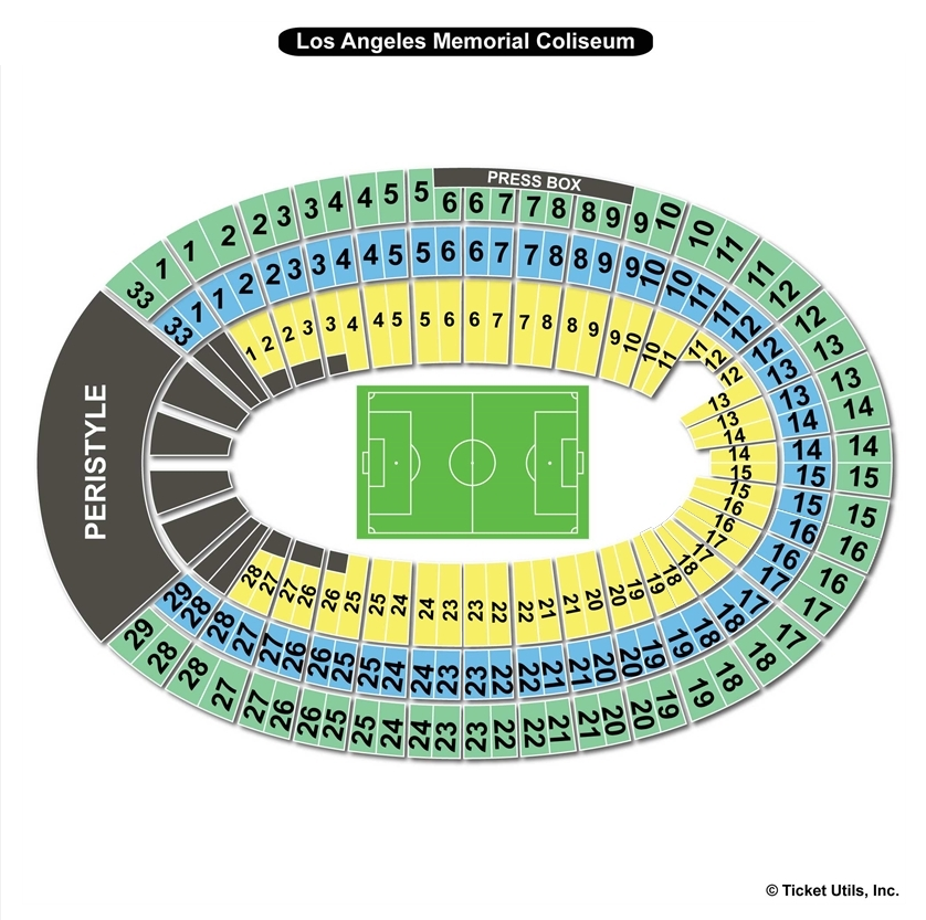 Interpretive Usc Football Seating Chart Usc Football Stadium.