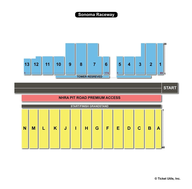 Sonoma Nascar Seating Chart