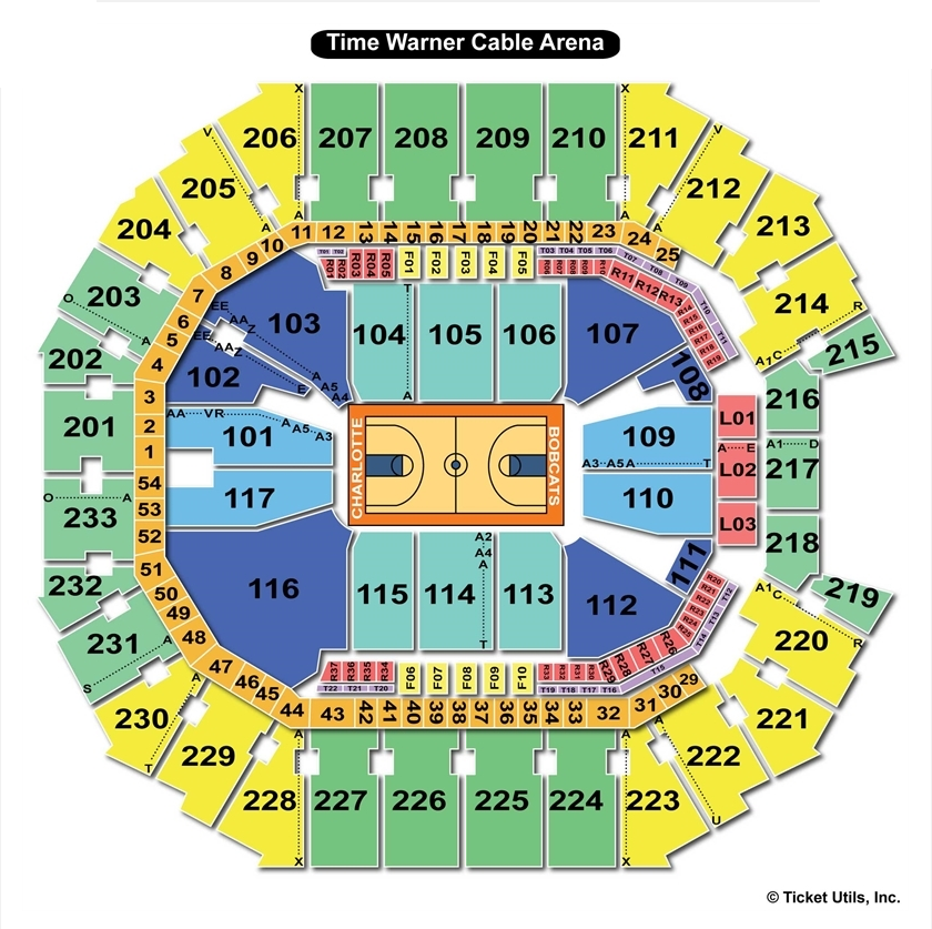 Time Warner Cable Arena Charlotte Nc Concert Seating Chart