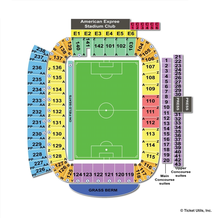 Stubhub Football Seating Chart